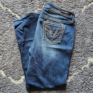 Vigoss‎ Bootcut Jeans Med Wash Faded Women's S18/L32